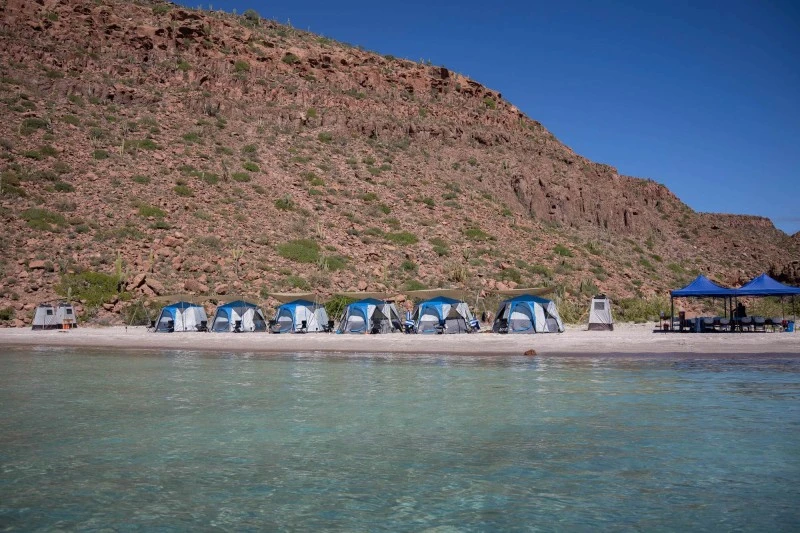 Camping en islas: Relax en la playa