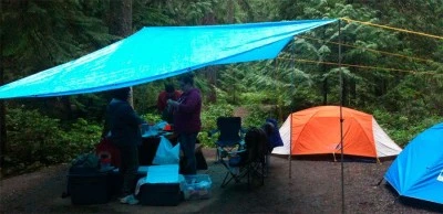 Consejos para acampar bajo la lluvia