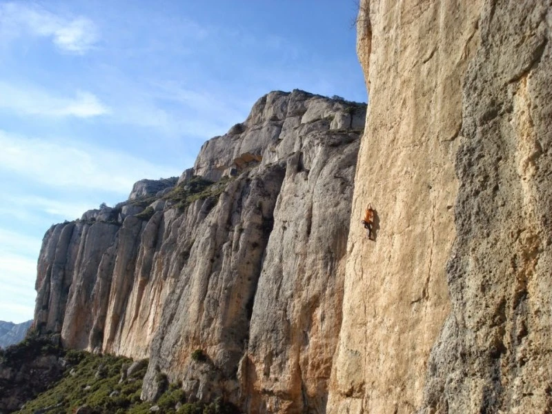 Rock climbing house
