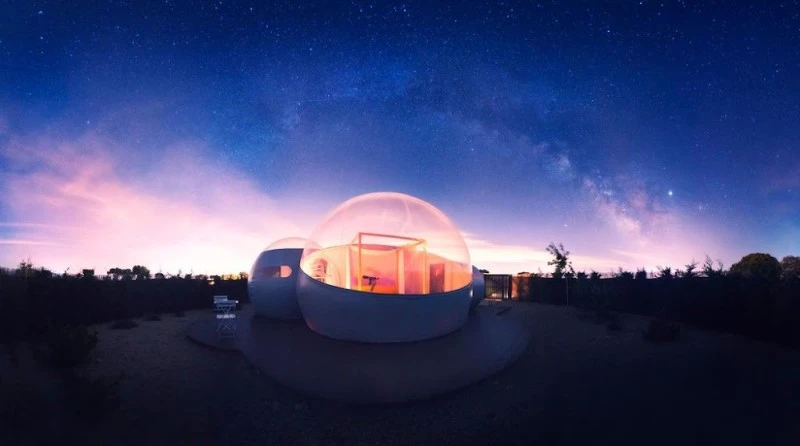 Hotel Burbuja, Dormir en hotel burbuja, Bubblehoteles